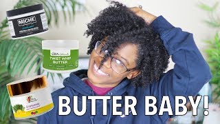 Butters That Moisturize 4c Natural Hair for DAYSSSSS [upl. by Teeter]