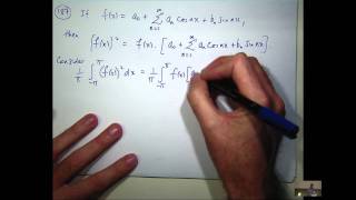 Fourier series amp Parsevals identity [upl. by Sainana822]