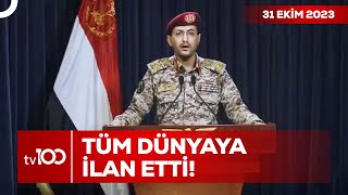 Yemen İsraile Savaş İlan Etti  Ece Üner ile TV100 Ana Haber sondakika [upl. by Wall]