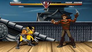 WOLVERINE vs FREDDY KRUEGER  The most insane fight ever made [upl. by Lewls]