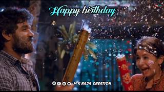 Happy birthday for girlfriend  Tamil Birthday WhatsApp status  M K RAJA creation [upl. by Edmon]