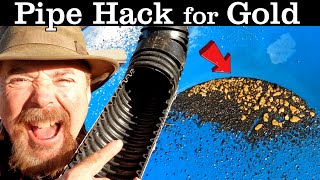 Gold Prospecting Hack  Find Gold Using a Rain Gutter 🏆🔩 [upl. by Akired881]