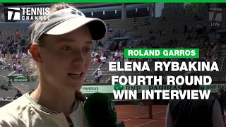 Elena Rybakina Focusing On Consistency  2024 Roland Garros Fourth Round [upl. by Yatnahc]