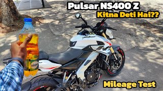 New Pulsar NS 400  Mileage Test  Kitna Deti Hai [upl. by Nieberg]