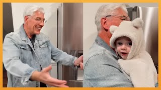 GRANDPARENTS MEET GRANDCHILD FOR THE FIRST TIME  EMOTIONAL SURPRISES [upl. by Vidovik]