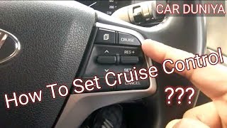 How to Set Cruise Control in Hyundai Cars [upl. by Bernadene994]