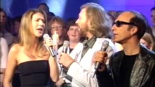 Immortality  CELINE DION amp The BEE GEES LIVE  Awesome Quality TOTP 1998 [upl. by Wrightson58]