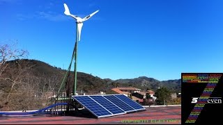 Come Realizzare un Impianto ibrido Mini Eolico Fotovoltaico Grid Tie Connection [upl. by Bora]