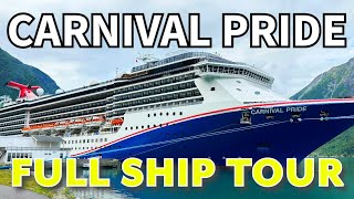 Carnival Pride Newly Renovated Full Cruise Ship Tour 2023 [upl. by Housen]