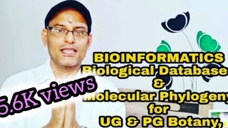 BIOINFORMATICSBiological Databases amp Molecular Phylogenyin Malayalam [upl. by Htiekel65]