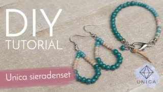 Sieraden maken met Kralenwinkel Online  Unica Sieradenset [upl. by Noseimaj940]