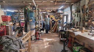 Harp Makers Workshop Walk Through Tour [upl. by Tonina]