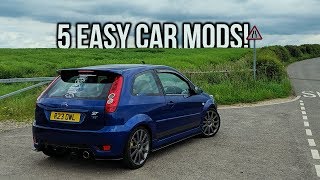 5 CHEAP and EASY Mods for your FIRST CAR [upl. by Grata]