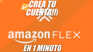 Cómo CREAR una cuenta de AMAZON FLEX [upl. by Tedman250]