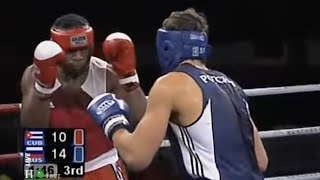 Odlanier Solís CUB vs Roman Romanchuk RUS AIBA World Boxing Championships 2005 Final 91kg [upl. by Benedetto]