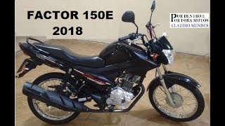 YAMAHA FACTOR 150E 2018 COM MUITOS DETALHES [upl. by Aiclid]