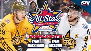 NHL AllStar Game Highlights  Team MacKinnon vs Team McDavid [upl. by Wooldridge]