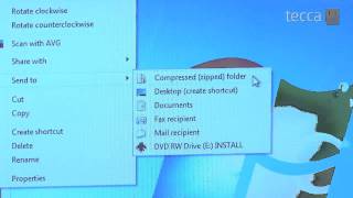 Just Show Me How to create a zip file in Windows 7 [upl. by Noiztneb617]