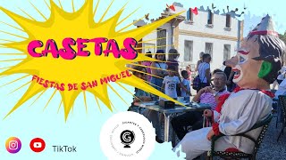 📣 GIGANTES Y CABEZUDOS DE CASETAS  FIESTAS DE SAN MIGUEL  300923 [upl. by Auoh375]