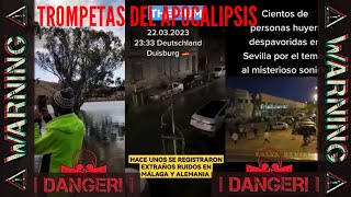 Extraños sonidos son Captados en el cielo🛑TROMPETAS DEL APOCALIPSIS 2023 [upl. by Enilav448]