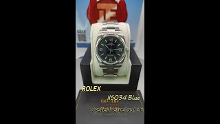 勞力士 ROLEX OYSTER PERPETUAL 36 Blue 116034 Quick Review [upl. by Yablon]