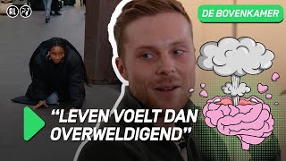 WOUTER 26 is soms bang voor zichzelf door zijn PANIEKSTOORNIS  DE BOVENKAMER 5  NPO3 [upl. by Yztim913]