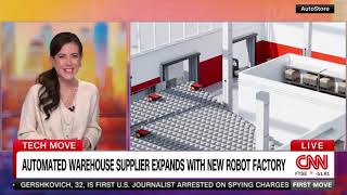 AutoStore  CNN Interview with Mats CEO of AutoStore [upl. by Aifas]