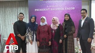 MalayMuslim entrepreneurs pay tribute to President Halimah Yacob [upl. by Lavine]