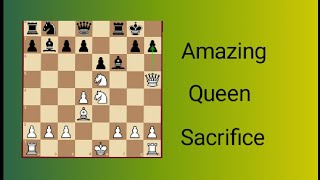 Brilliant Queen Sacrifice by Edward Lasker [upl. by Felicity]