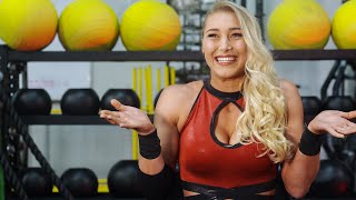 Rhea Ripley’s first WWE interview From the WWE Vault [upl. by Nosmas]