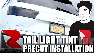 Rtint Precut Tail Light Tint Installation [upl. by Ytsirt]