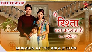 Sanju ne ki Akshara ki dress खराब  Full Episode1770  Yeh Rishta Kya Kehlata Hai [upl. by Berns]