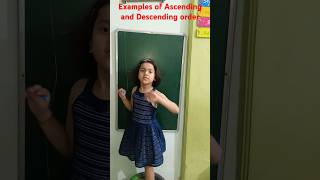 Ascending and descending order education maths kids [upl. by Leodora]