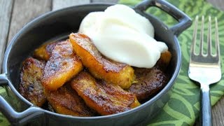 Easy Sweet Fried Plantain RecipeHow to make video [upl. by Gianina334]