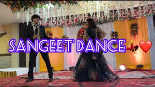 Our Sangeet Dance performance💃🤩 RajGrover005 Grovershere [upl. by Anileva]