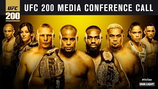 UFC 200 Cormier vs Jones 2 Media Call [upl. by Drol]