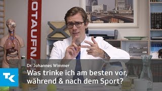 Was trinke ich am besten vor während und nach dem Sport  Dr Johannes Wimmer [upl. by Gagnon]