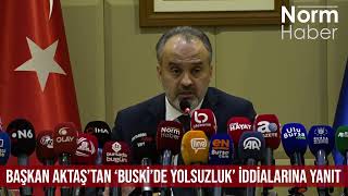 Başkan Aktaştan BUSKİde Yolsuzluk İddialarına Yanıt [upl. by Terces199]