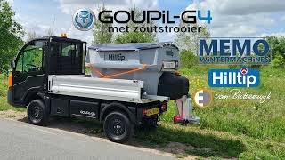 Goupil G4 met Hilltip Icestriker 550 Zoutstrooier [upl. by Uni]