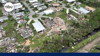 Hurricane Milton leaves death and destruction in its wake in Florida [upl. by Kiele]