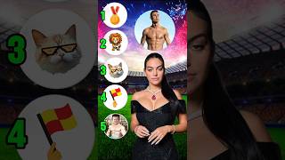 Georgina ranks best body  Ronaldo vs Messi vs IShowSpeed vs The Rock vs Hasbulla [upl. by Ahsercel]