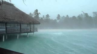 Maldives Tropical Storm  Medhufushi May HD [upl. by Acyssej]