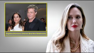 Angelina Jolie Dismisses Criticism About HerLook as Brad Pitt Happily Flaunts New Relationshi In NYC [upl. by Enialehs]