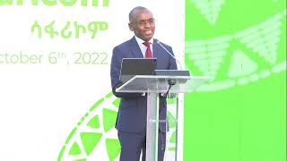 CEO Safaricom Peter Ndegwa Speech during the launch of Safaricom Ethiopia [upl. by Aivon477]