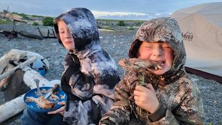 3 Days Camping Hunting amp Fishing on Remote Island in Alaska [upl. by Husch]