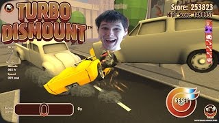 У НЕГО ГОЛОВУ СОРВАЛО  Крышесносные игры  Turbo Dismount [upl. by Kohsa]