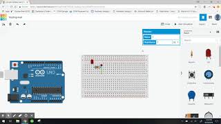 Create a LED Circuit with TinkerCAD Circuits [upl. by Lindsley]