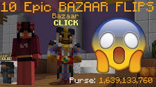 10 EPIC AND PROFITABLE BAZAAR FLIPS HYPIXEL SKYBLOCKMONEY MAKING METHOD STILL WORKING EMOTIONAL [upl. by Latreese873]