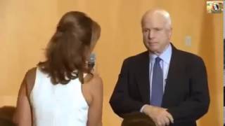 Syrian Woman Defaces US Senator John McCain [upl. by Chancellor]