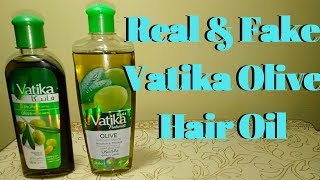 Real amp Fake Vatika Olive Hair Oil Damage Hair Extreme Review Price 2019 [upl. by Hayman]